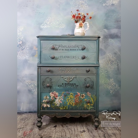 Redesign with Prima Decor Transfer ~ BOTANICAL MAGAZINE  24” x 35” - Picture 3 of 5